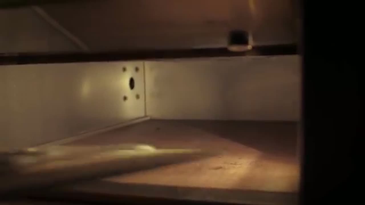 烤箱内烘焙中